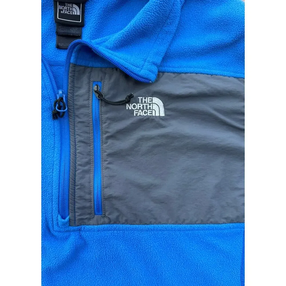 The North Face Men’s XL Royal Blue & Gray Quarter Zip Sweatshirt